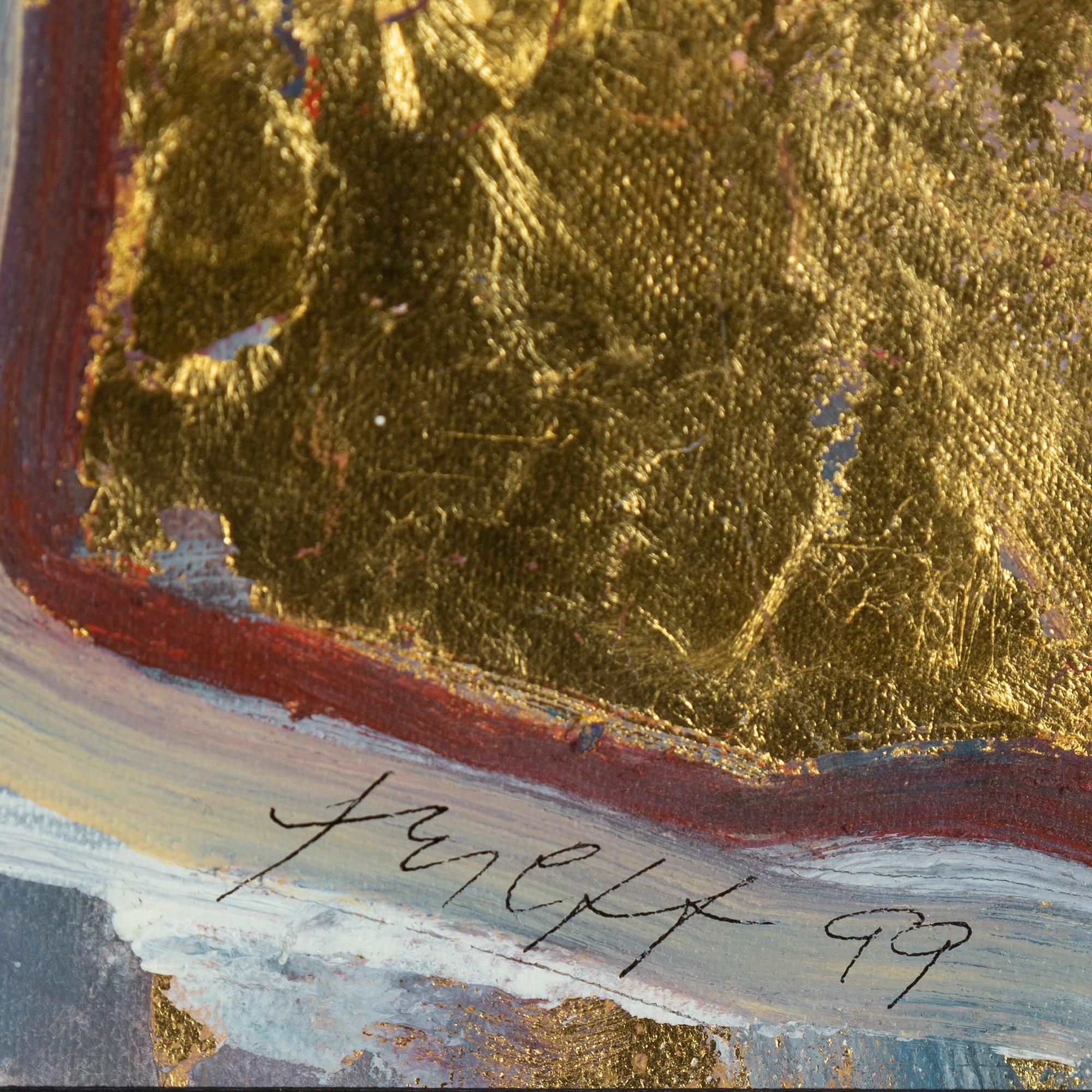 SELINA TRIEFF, mixed media, signed and dated -99.