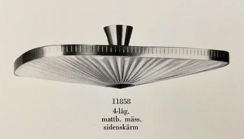 Harald Notini, a ceiling lamp, model '11858', Arvid Böhlmarks Lampfabrik, Sweden 1950s.