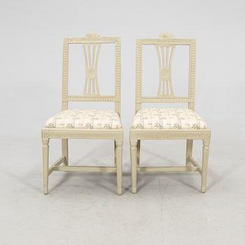 Chairs, a pair of early 19th century Gustavian.