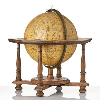 A celestial library globe by A. Åkerman (manufacturer of globes in Uppsala 1759-78), 1759.