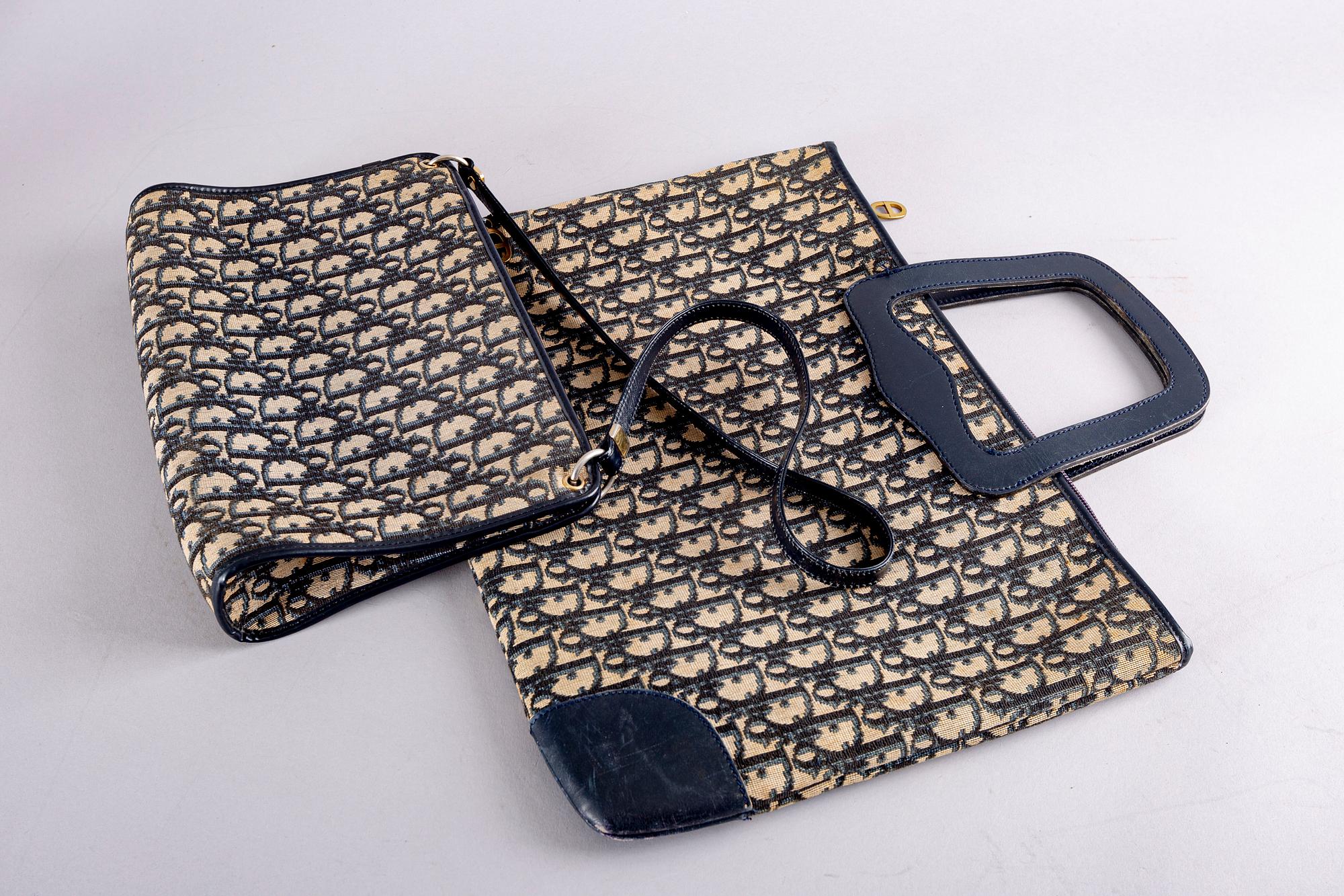 A Dior briefcase and bag 1980/90s.