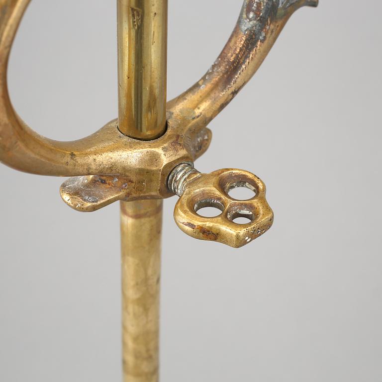 LJUSSTAKE, mässing, 1800-talets andra hälft/slut.