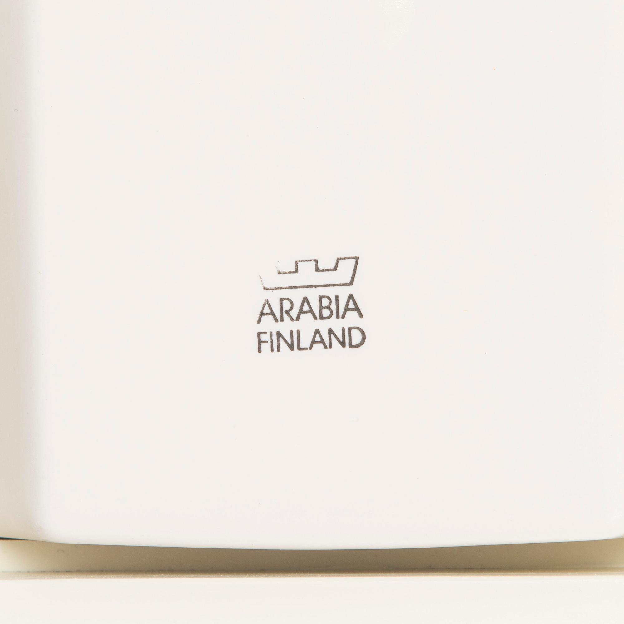 Heljä Liukko-Sundström, a ceramic wall scone, signed Heljä Liukko-Sundström Arabia.