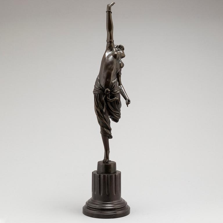 CLAIRE JEANNE ROBERTE COLINET, After. Sculpture, bronze, height 64 cm.