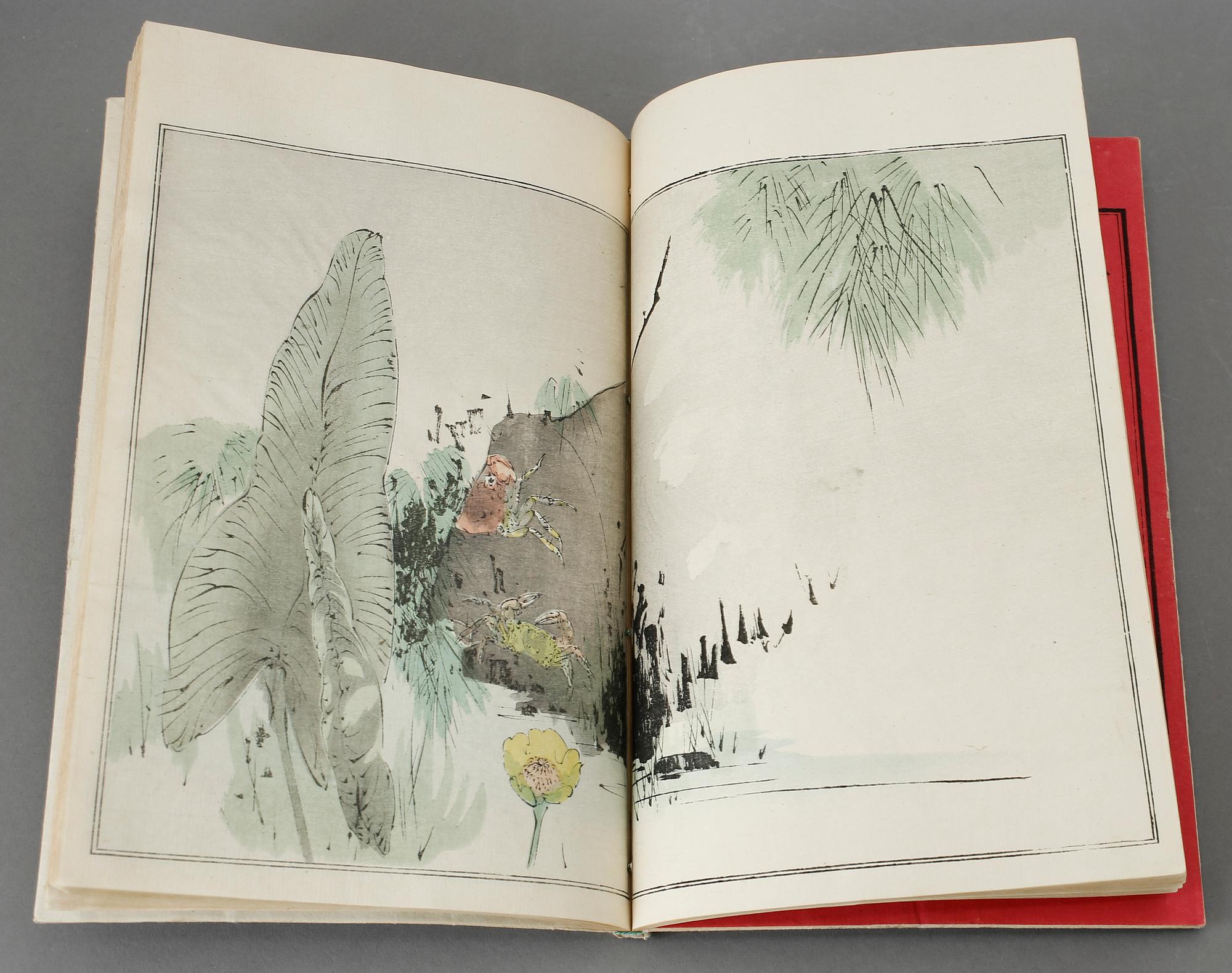 BOK, träsnitt, Shotei Watanabe, tryckt 1897.
