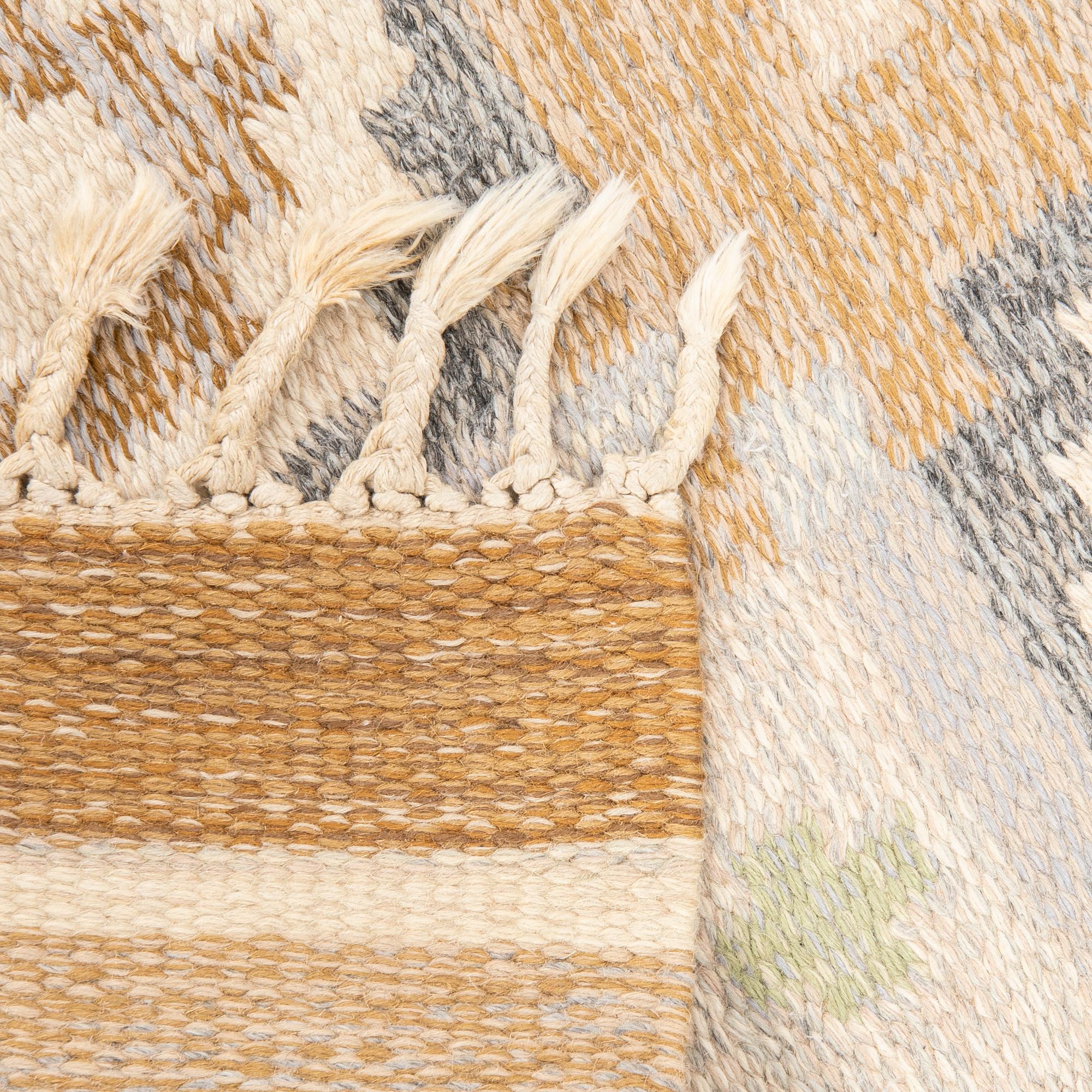 Anna-Johanna Ångström, a flat weave carpet signed 201x137 cm.