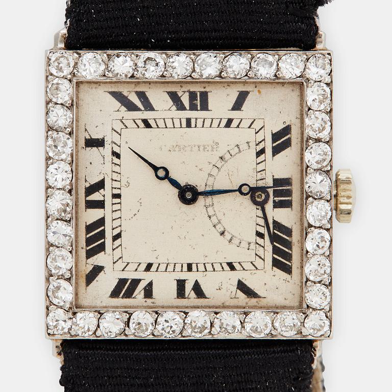 Cartier armbandsur Art deco.