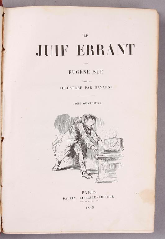 BÖCKER, 4 st. Frankrike, bl a 1800-tal.