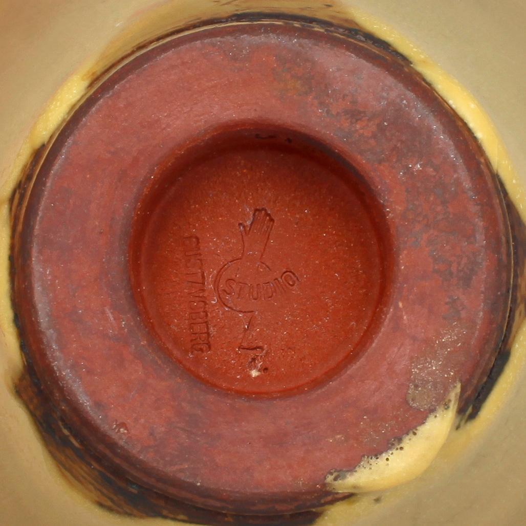 SKÅL, stengods, Farsta, Wilhelm Kåge, Gustavsberg, signerad undertill.