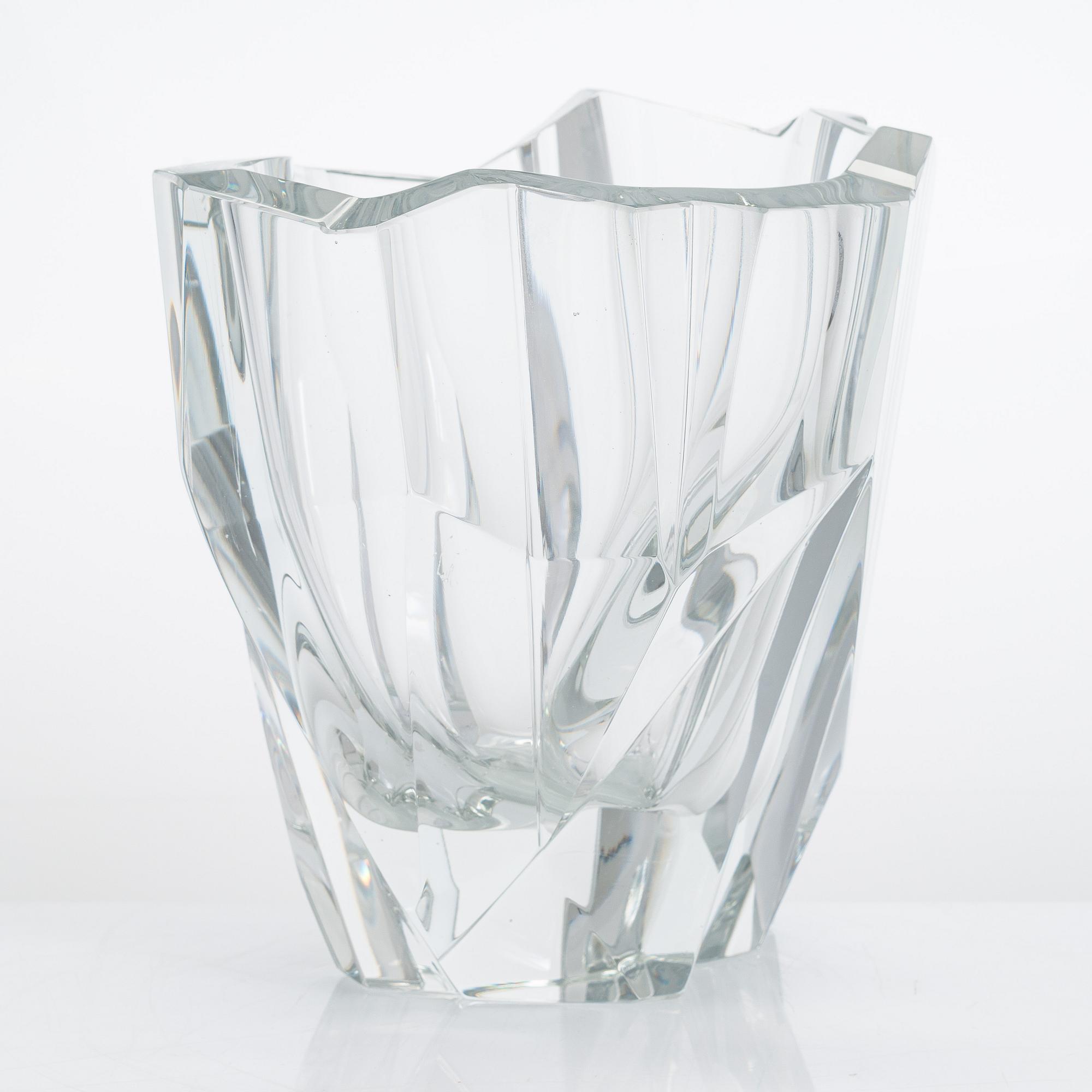 Tapio Wirkkala, an 'Iceberg' vase signed Tapio Wirkkala 3825.