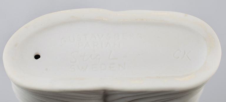 FIGUR, parian, "Tvillingarna", ur serien Figurin, Stig Lindberg, Gustavsberg.