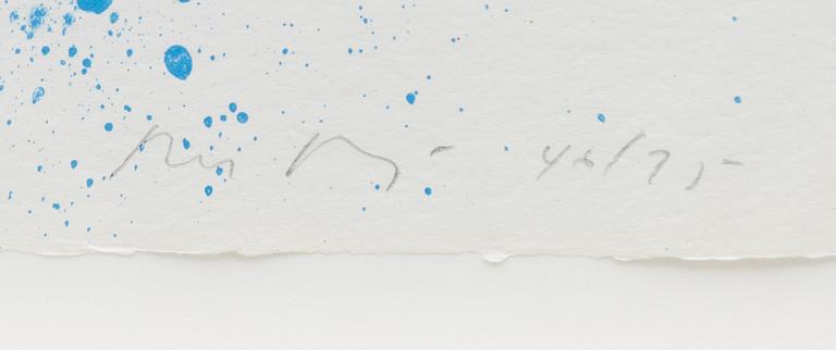 Jim Dine, "Kansas City There I Was" - From the "Oo La La" portfolio - collaboration with Ron Padgett.