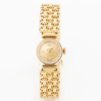 Omega, “Diamond Dial”, wristwatch, 17 mm.