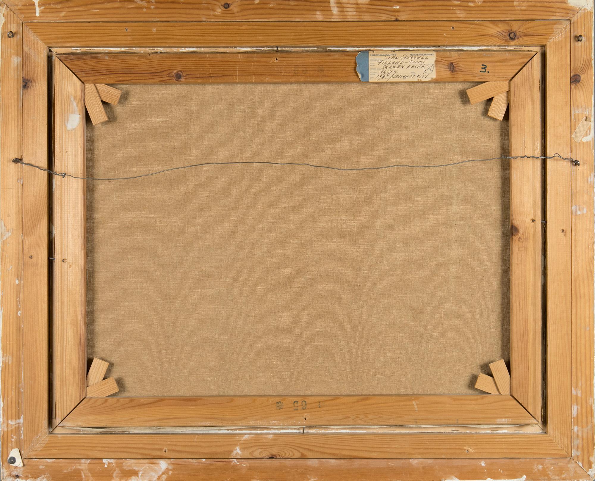 Sven Grönvall, Finnish summer.