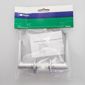 Alvar Aalto, Six pairs of late 20th century doorhandles, manufacturer Primo.