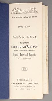 FONOGRAF, Lyra-fonografen, Danmark, omkring 1900.