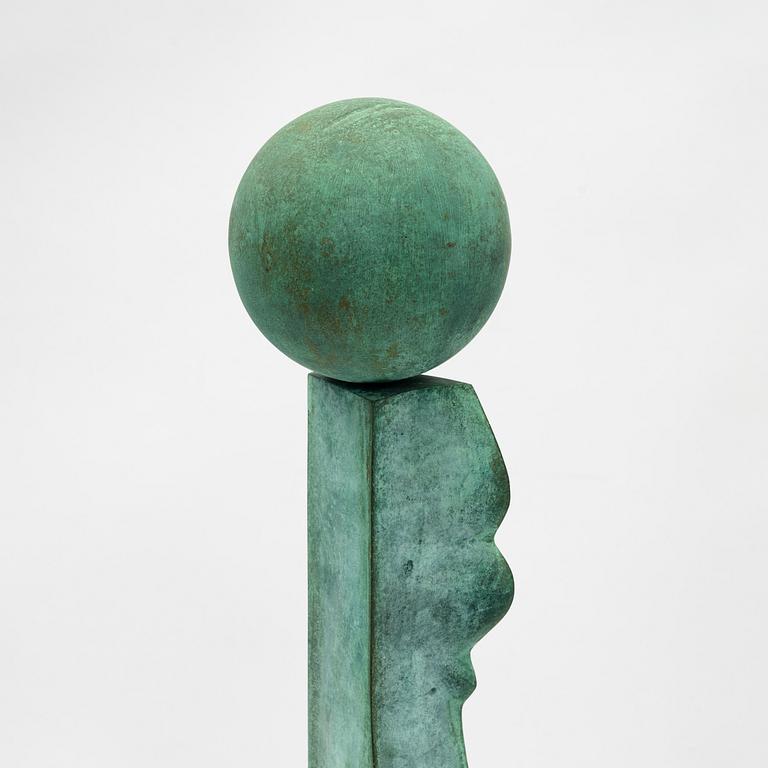 Björn Selder, sculpture, unsigned, bronze.