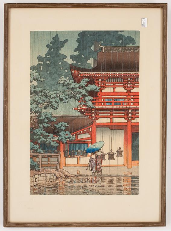 KAWASE BUNJIRO HASUI, träsnitt, Japan.