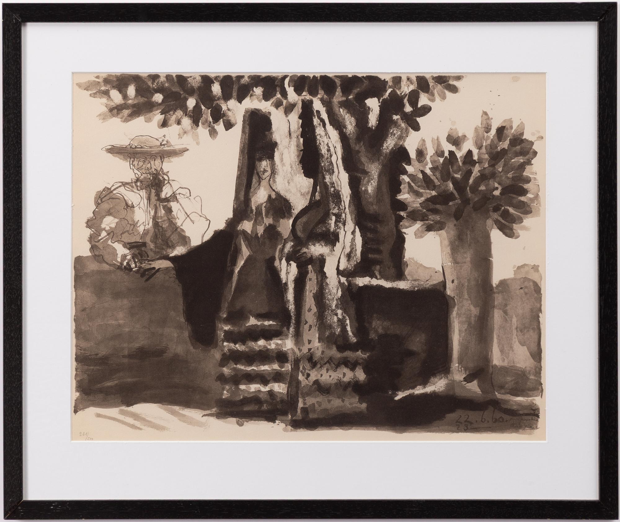 Pablo Picasso, efter, pochoir, signerad i trycket och numrerad 261/500.