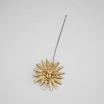 A French Louis XV-style bracket clock, second half of the 19th Century.