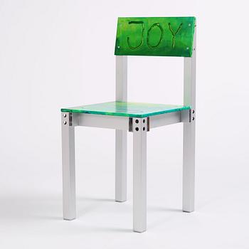 Fredrik Paulsen, stol, unik, "Chair One Open Air, The Diamond Seat", JOY, 2024.