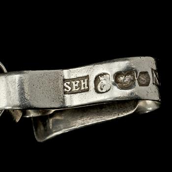 ARMLÄNK, sterlingsilver, Sven Erik Högberg, Göteborg, 1963. Vikt 34 g.