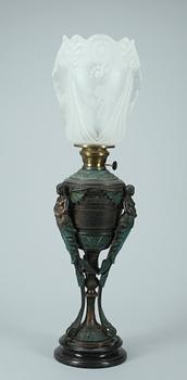 FOTOGENLAMPA, metall, 1900-talets början.