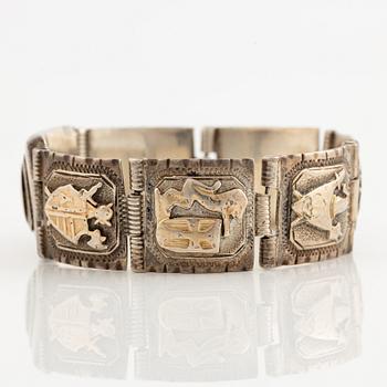 Bracelet, silver, Mexico.