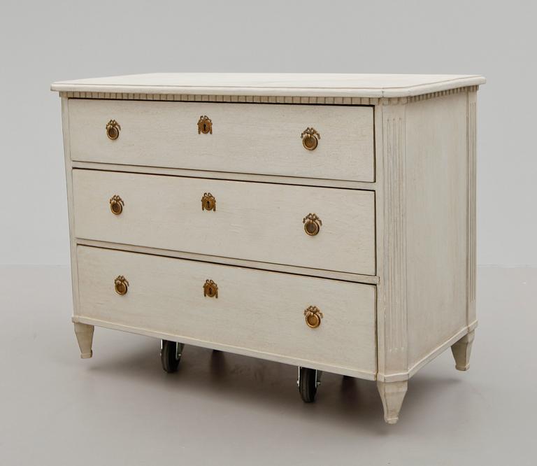 BYRÅ, gustaviansk stil, 1800-tal.