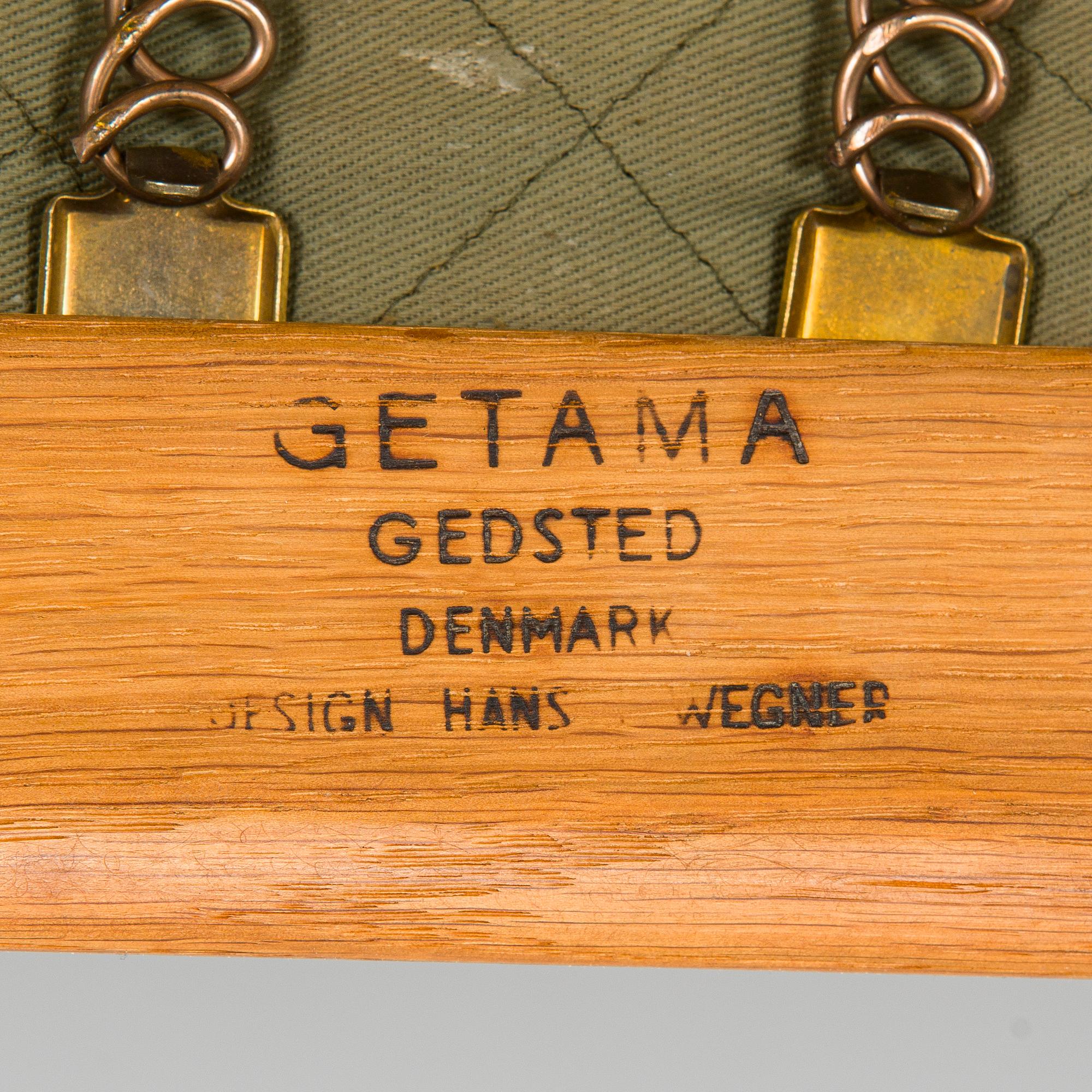 Hans J. Wegner, a 'GE 290' sofa for Getama, Gested, Denmark.