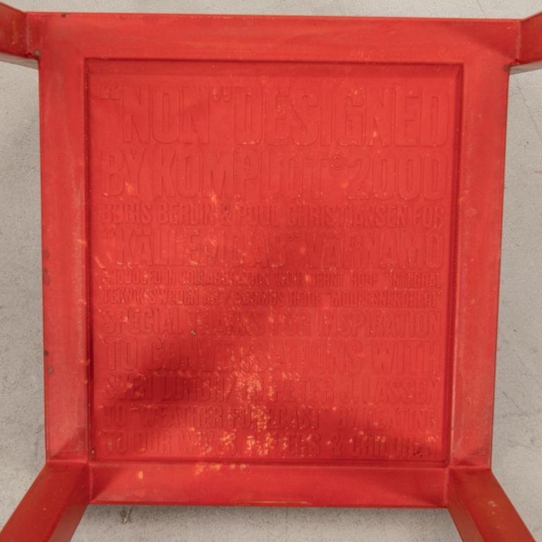 Boris Berlin & Poul Christiansen (Komplot design), chairs 7 pcs "Non" for Källemo 2000s.