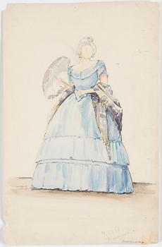 ELSA ÖRTENBLAD, 13 water colours, signed, 1920´s.