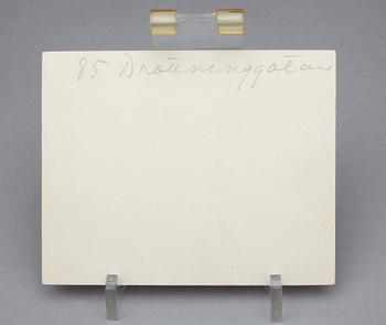 AUGUST STRINDBERG, brevhälsning samt brevkort, egenhändigt författade, 1889 samt 1910.