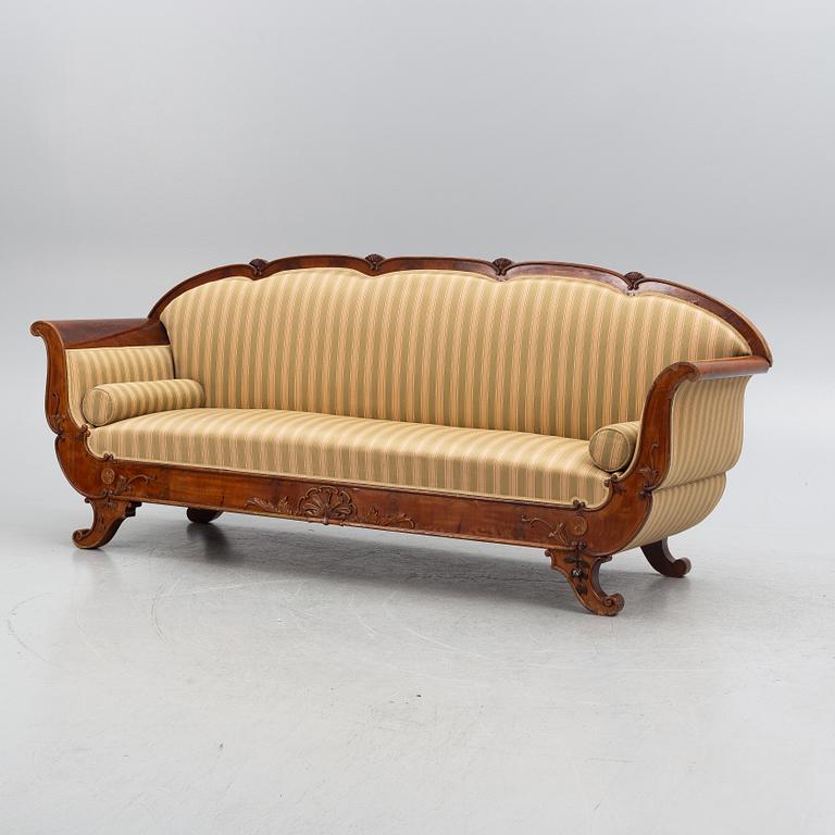 Soffa, senempire, 1800-talets mitt.