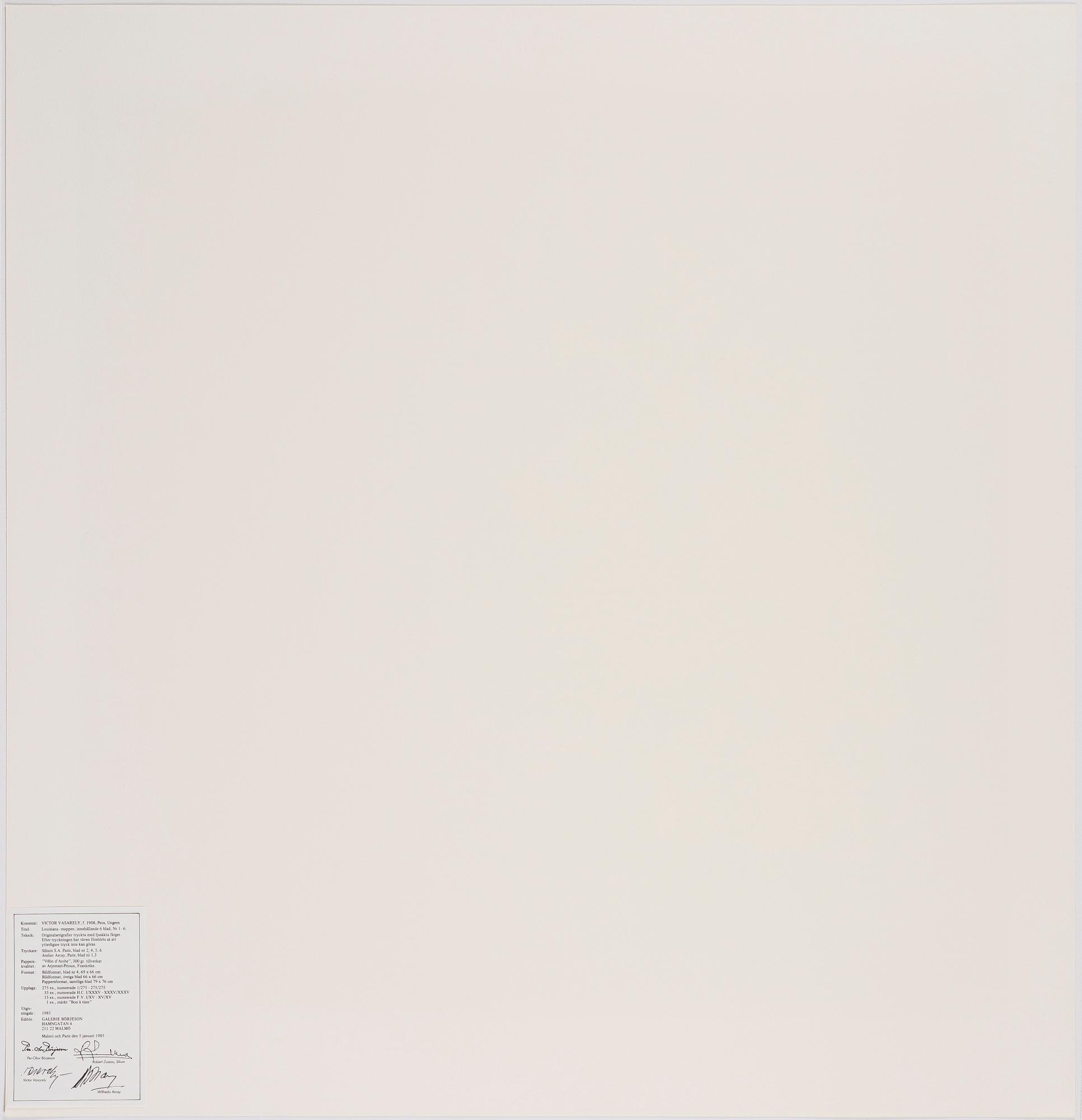 Victor Vasarely, "Louisiana 1".