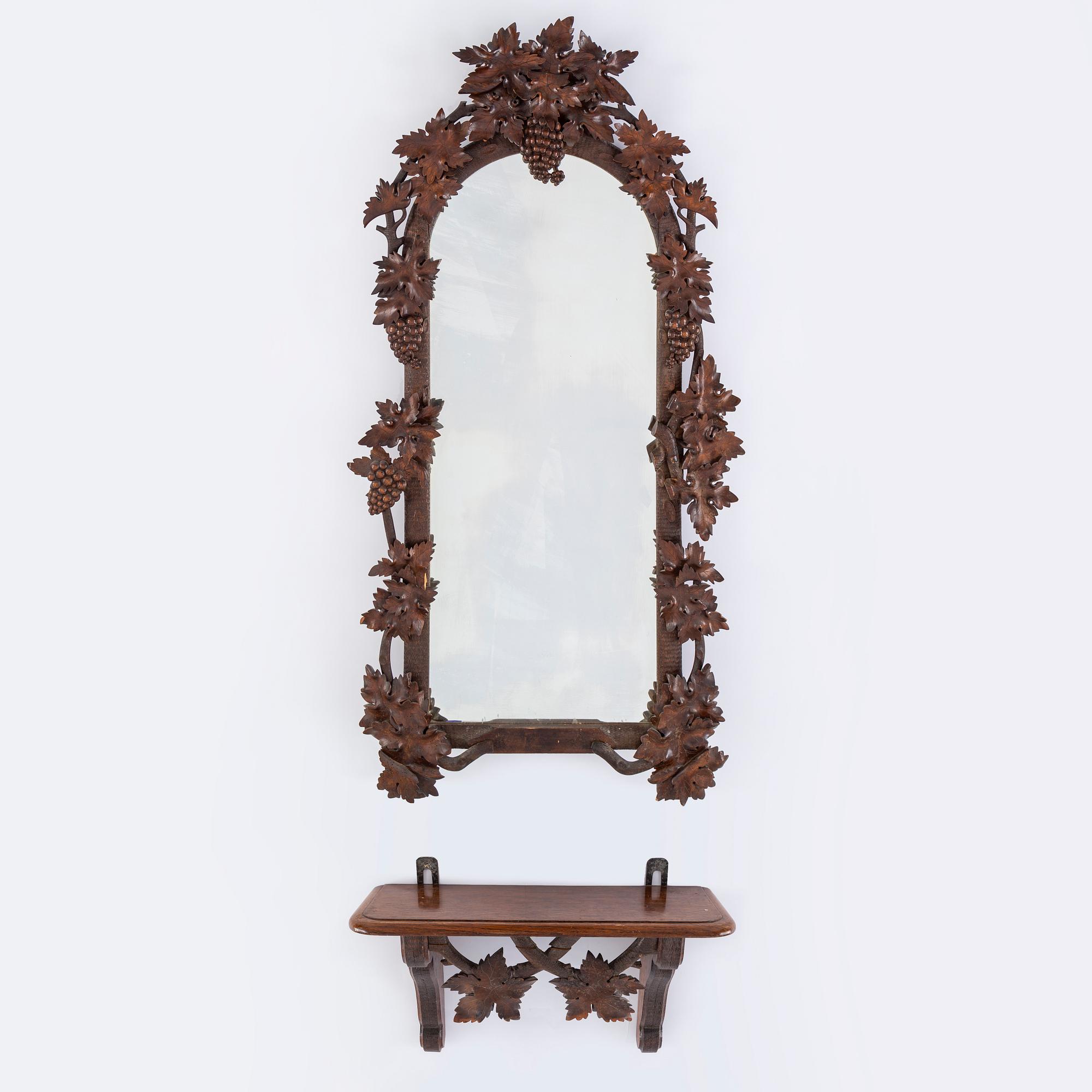 SPEGEL MED KONSOLBORD, 1800-talets andra hälft.