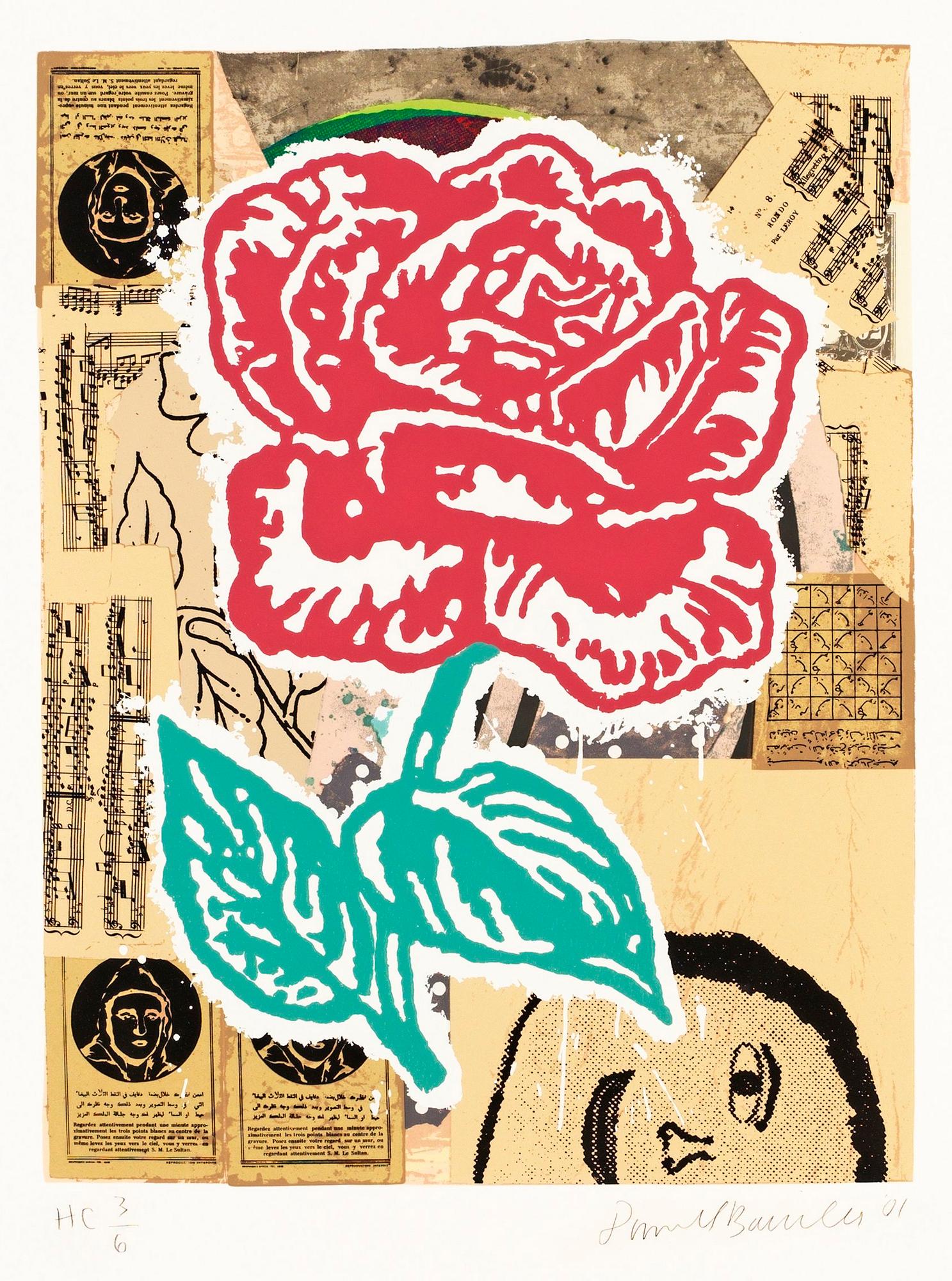 Donald Baechler, "Flower", from: "Some of my subjects".