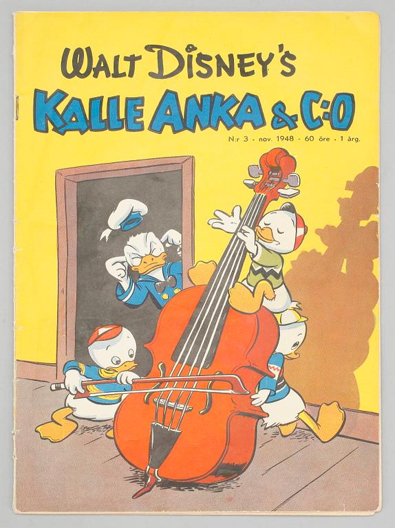 SERIETIDNING, Kalle Anka & Co, nr 3, 1948.