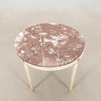 Sofa group in the Gustavian style, mid/second half of the 20th century.