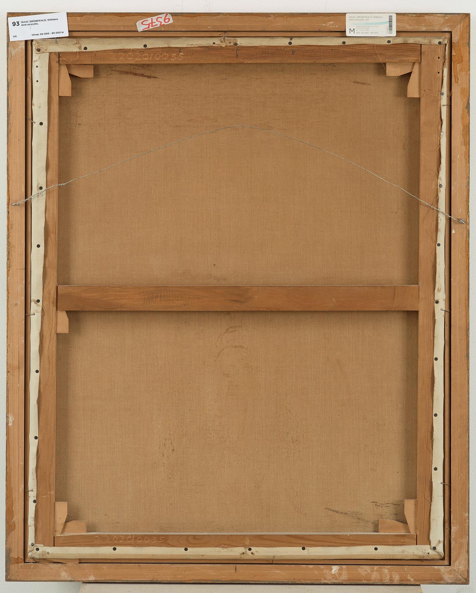 Isaac Grünewald, Still Life with Amaryllis.