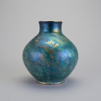 JOSEF EKBERG, vas, Gustavsberg 1920-/30-tal. Flintgods.