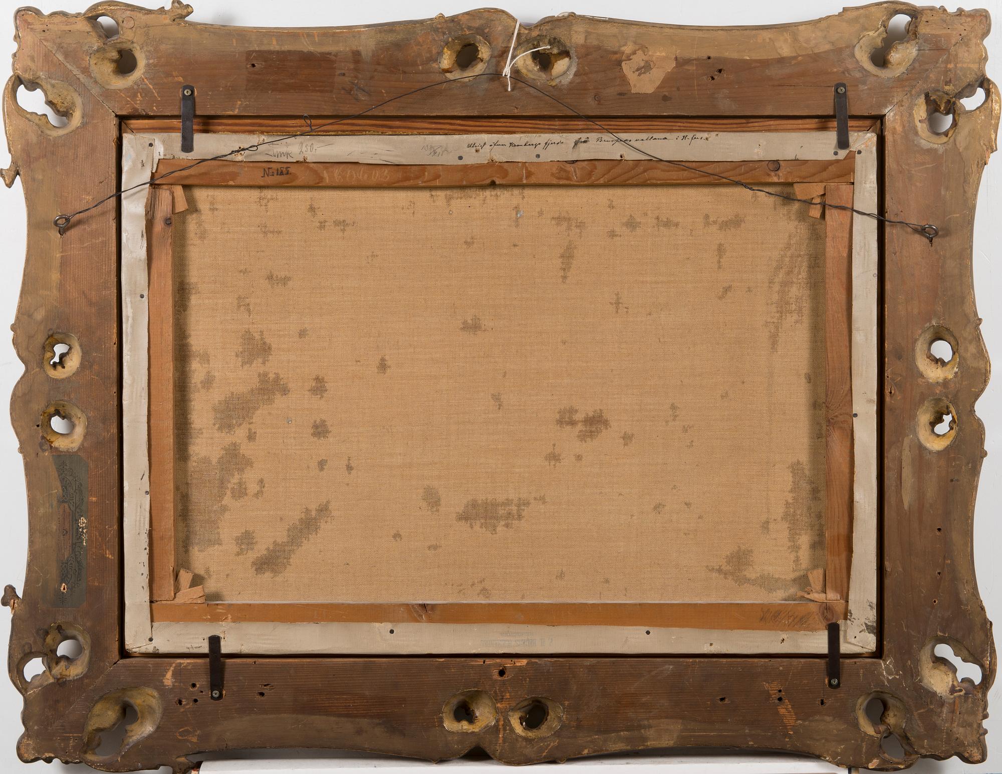 JOHAN ELIS KORTMAN, NÄKYMÄ ETELÄ-HELSINGISTÄ.