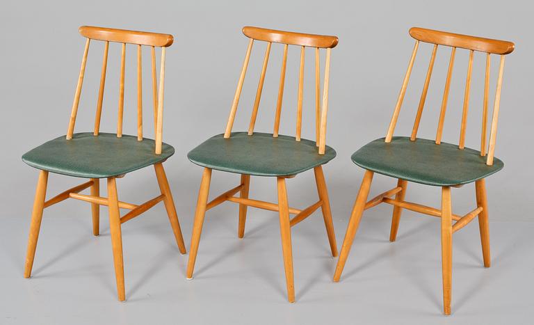 STOLAR, 3 st, "Fanett", Ilmari Tapiovaara, Edsbyverken, 1950/1960-tal.
