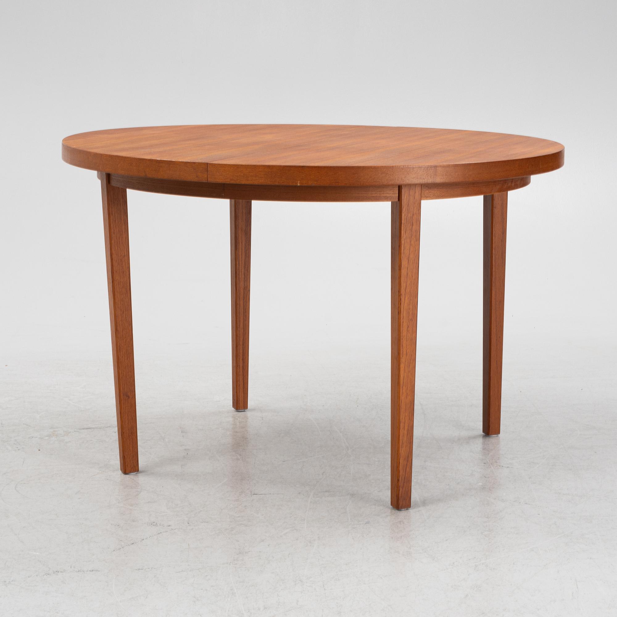 A ining table, AB Möbelfabriken Örnen, Rydaholm, Sweden, second half of the 20th century.