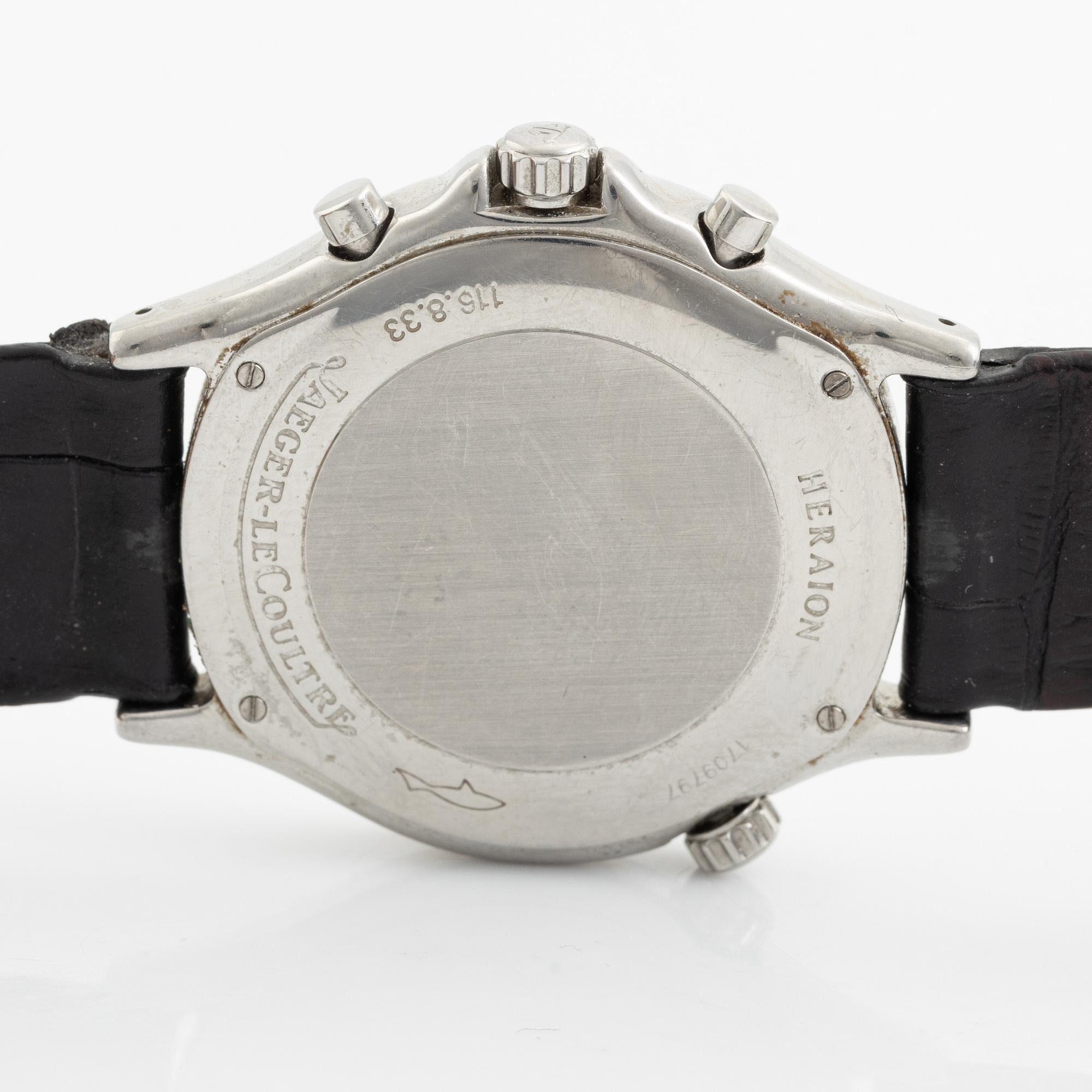 Jaeger LeCoultre, Heraion, Reveil, kronograf, 36 mm.
