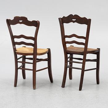 Eight Chairs, France, 20th Century.
