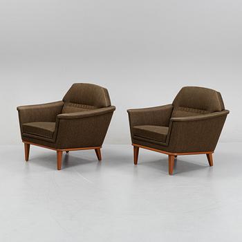 Soffa och fåtöljer, ett par, Sverige, 1950/1960-tal.