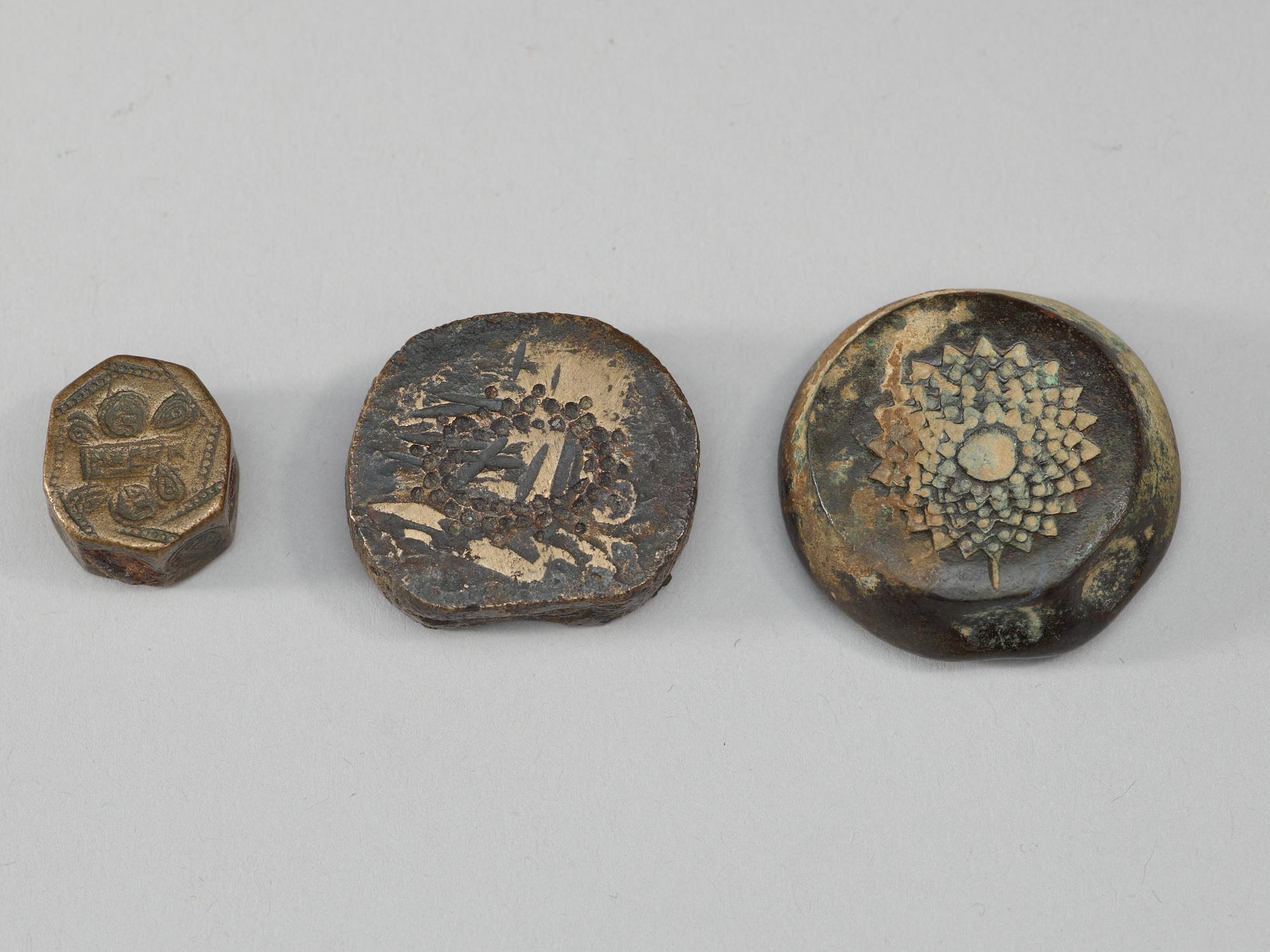 FIGURINER, 12 stycken, brons. Bland annat Skytiska och Luristanska, 1000-200 f.Kr.