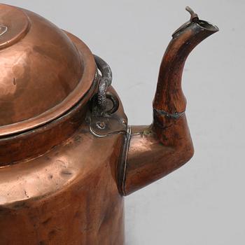 KITTEL SAMT KANNA, koppar, 1800-tal samt sekelskiftet 1900.