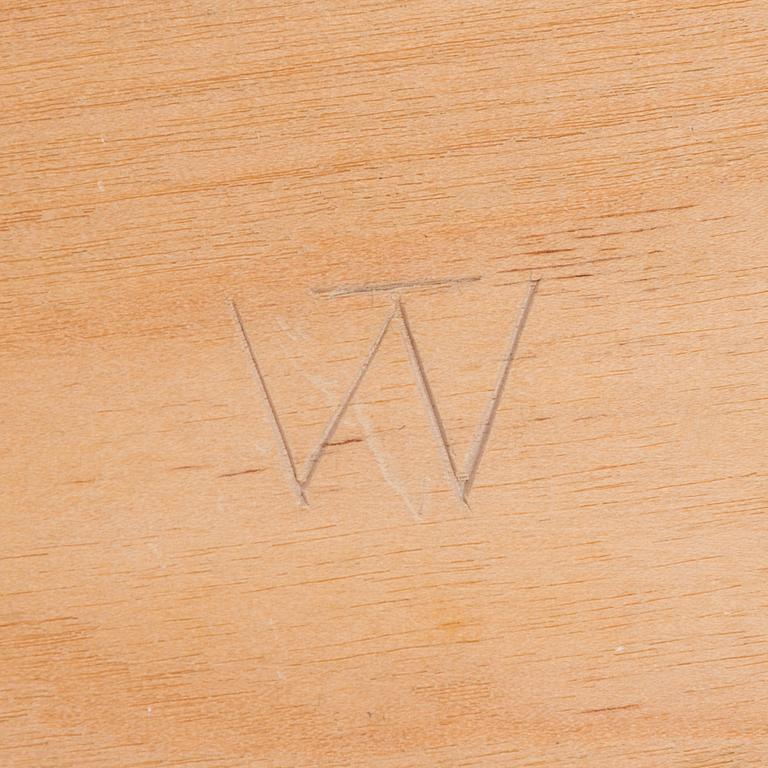Tapio Wirkkala, vanerivati, signeerattu TW.